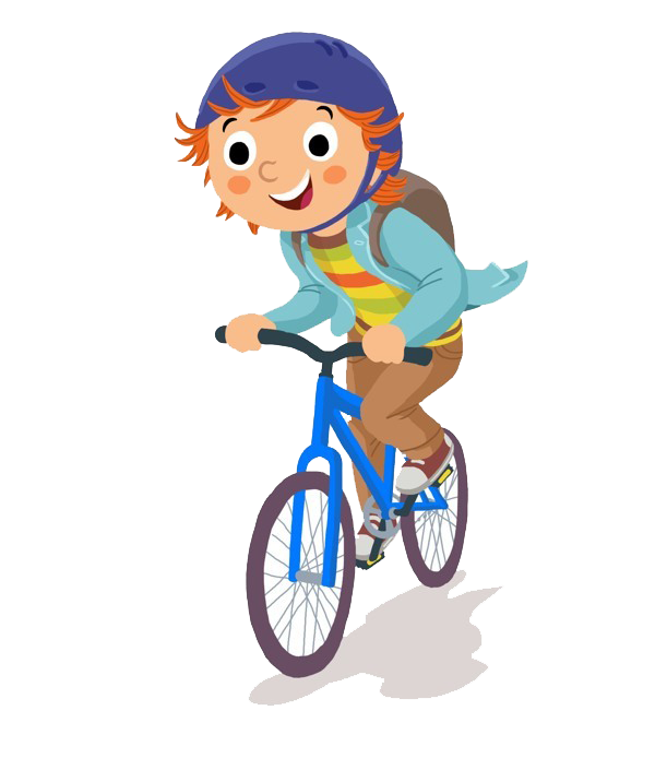 kid on the bicycle